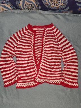 Vintage Crochet Childs Sweater / 2T